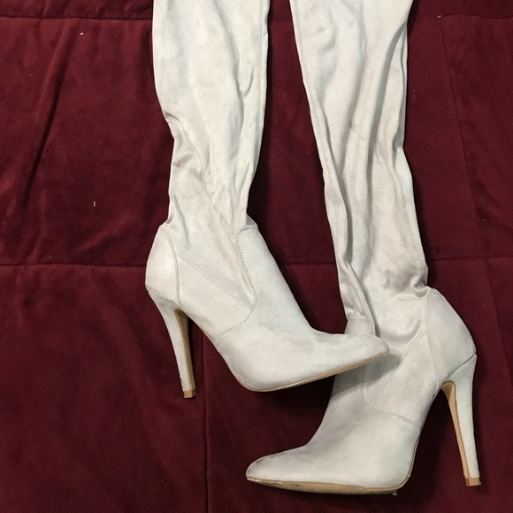 over the knee heeled boots - Picture 2 of 2
